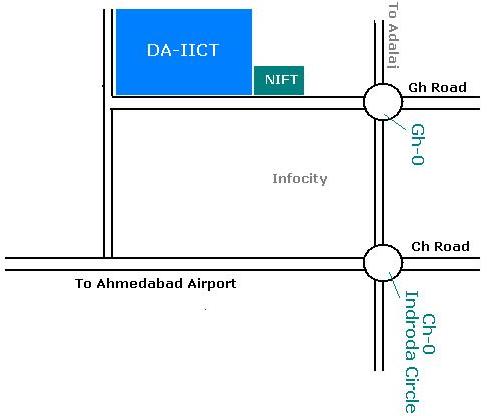 daiict map